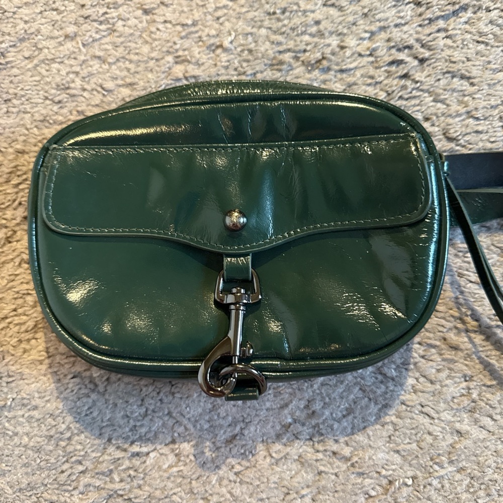 Rebecca Minkoff Dark Green Leather Crossbody
